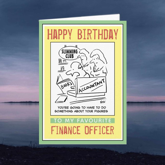 Herzlichen Glückwunsch zum Geburtstag eines Finanz Karte (Von Creator hochgeladen)