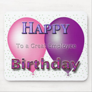 Herzlichen Glückwunsch zum Geburtstag eines großen Mousepad