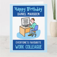 Herzlichen Glückwunsch zum Geburtstag eines Kolleg