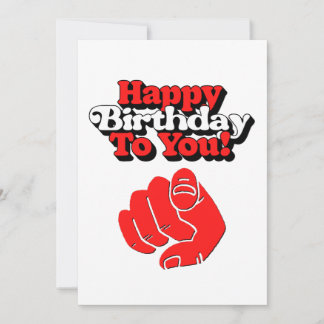 Herzlichen Glückwunsch zum Geburtstag! Einladung