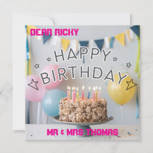 Herzlichen Glückwunsch zum Geburtstag! 🎉 🎂 Einladung