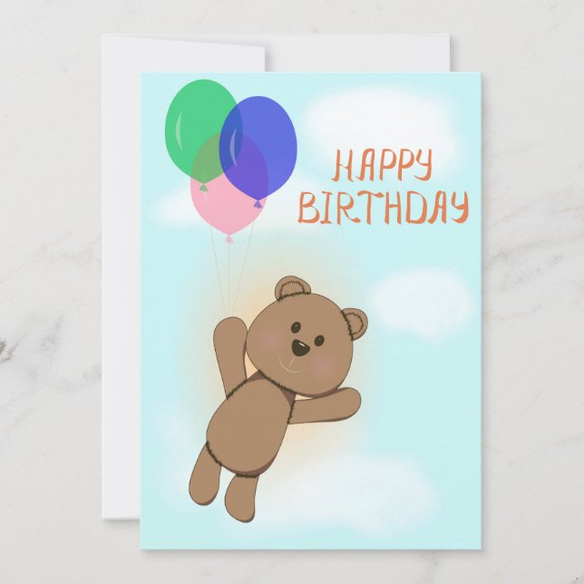 Herzlichen Glückwunsch zum Geburtstag Einladung (Vorderseite)