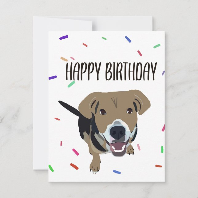 Herzlichen Glückwunsch zum Geburtstag! Feiertagskarte (Vorderseite)