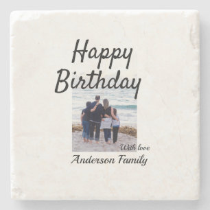 Herzlichen Glückwunsch zum Geburtstag Foto Familie Steinuntersetzer