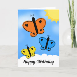 Herzlichen Glückwunsch zum Geburtstag für alle, di Feiertagskarte
