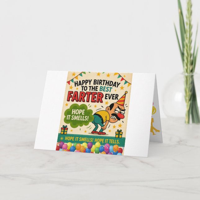 Herzlichen Glückwunsch zum Geburtstag für die best Karte (Vorderseite)