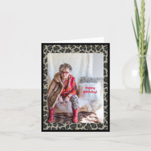 Herzlichen Glückwunsch zum Geburtstag für eine Woo Karte