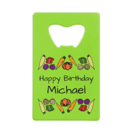 Herzlichen Glückwunsch zum Geburtstag für einen Gä Geldbeutel Flaschenöffner