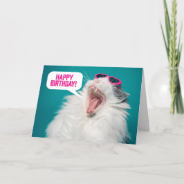 Herzlichen Glückwunsch zum Geburtstag für jeden Fu Feiertagskarte