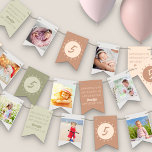 Herzlichen Glückwunsch zum Geburtstag für Sie, jed Wimpelkette<br><div class="desc">Herzlichen Glückwunsch zum Geburtstag mit 8 deiner Lieblings-Fotos,  personalisierter Geburtstag zum Song und personalisierte Flaggen mit deinem Alter. Das Design hat eine natürliche,  erdfarbene Farbpalette - perfekt für ein Mädchen oder einen Jungen.</div>