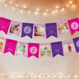 Herzlichen Glückwunsch zum Geburtstag für Sie jede Wimpelkette