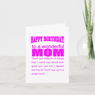 Herzlichen Glückwunsch zum Geburtstag für wunderba Karte