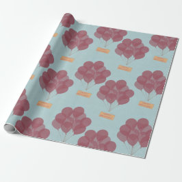 Herzlichen Glückwunsch zum Geburtstag Geschenkpapier