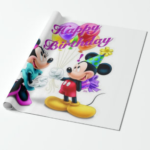 Herzlichen Glückwunsch zum Geburtstag Geschenkpapier