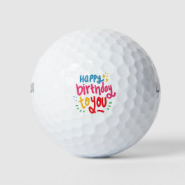 Herzlichen Glückwunsch zum Geburtstag! Golfball