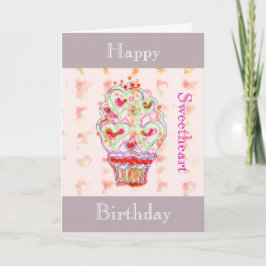 Herzlichen Glückwunsch zum Geburtstag - Grußkarte Karte
