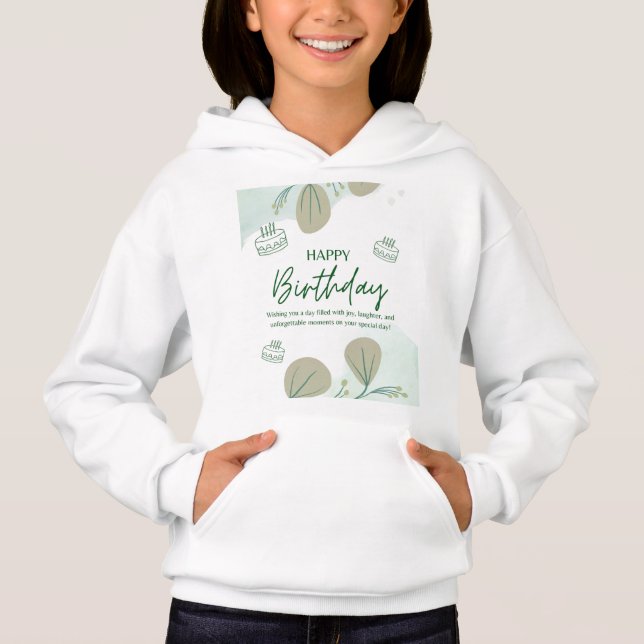 Herzlichen Glückwunsch zum Geburtstag Hoodie (Vorderseite)