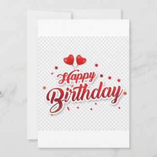 Herzlichen Glückwunsch zum Geburtstag! Ich hoffe, Einladung