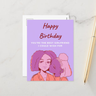 Herzlichen Glückwunsch zum Geburtstag Ihrer besten Feiertagspostkarte