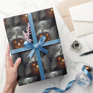 Herzlichen Glückwunsch zum Geburtstag Jack-o-Later Geschenkpapier