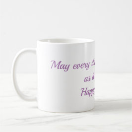 Herzlichen Glückwunsch zum Geburtstag! Kaffeetasse