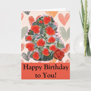 Herzlichen Glückwunsch zum Geburtstag! Karte