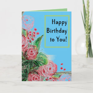 Herzlichen Glückwunsch zum Geburtstag! Karte
