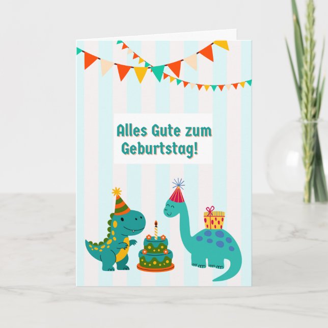 Herzlichen Glückwunsch zum Geburtstag Karte (Vorderseite)