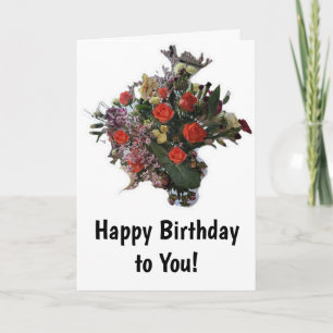Herzlichen Glückwunsch zum Geburtstag! Karte