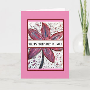 Herzlichen Glückwunsch zum Geburtstag! Karte