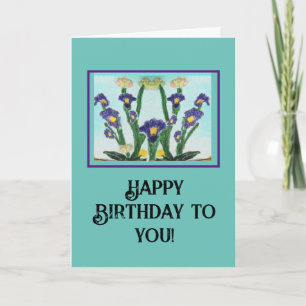 Herzlichen Glückwunsch zum Geburtstag! Karte