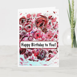 Herzlichen Glückwunsch zum Geburtstag! Karte