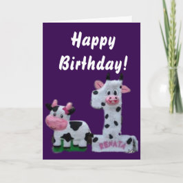 Herzlichen Glückwunsch zum Geburtstag! Karte