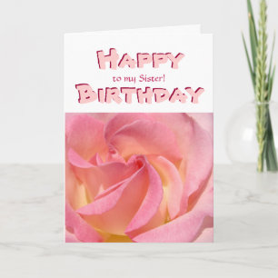 Herzlichen Glückwunsch zum Geburtstag! Karten Rosa