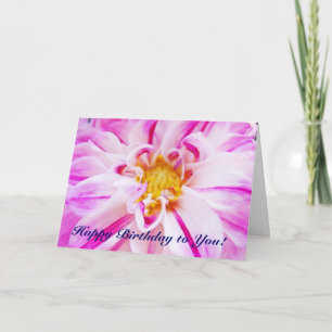 Herzlichen Glückwunsch zum Geburtstag! Karten Rosa