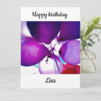 Herzlichen Glückwunsch zum Geburtstag Lisa