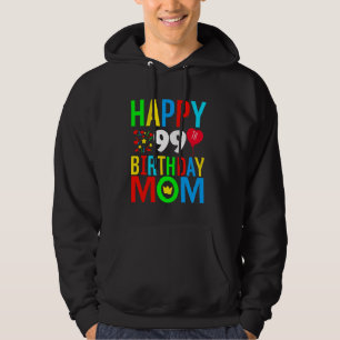Herzlichen Glückwunsch zum Geburtstag Mama 99 Jahr Hoodie