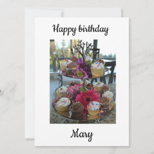 Herzlichen Glückwunsch zum Geburtstag Mary Karte