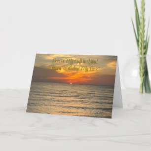 Herzlichen Glückwunsch zum Geburtstag, meine Liebe Karte