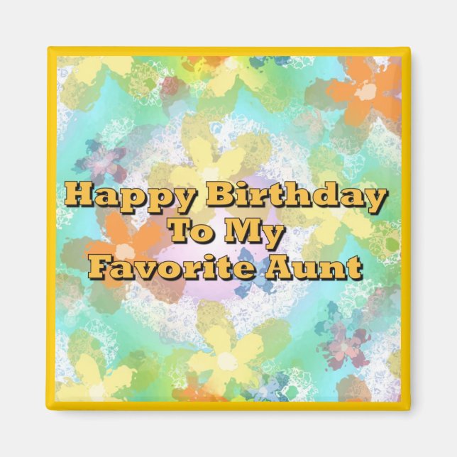 Herzlichen Glückwunsch zum Geburtstag meiner Liebl Magnet (Vorne)