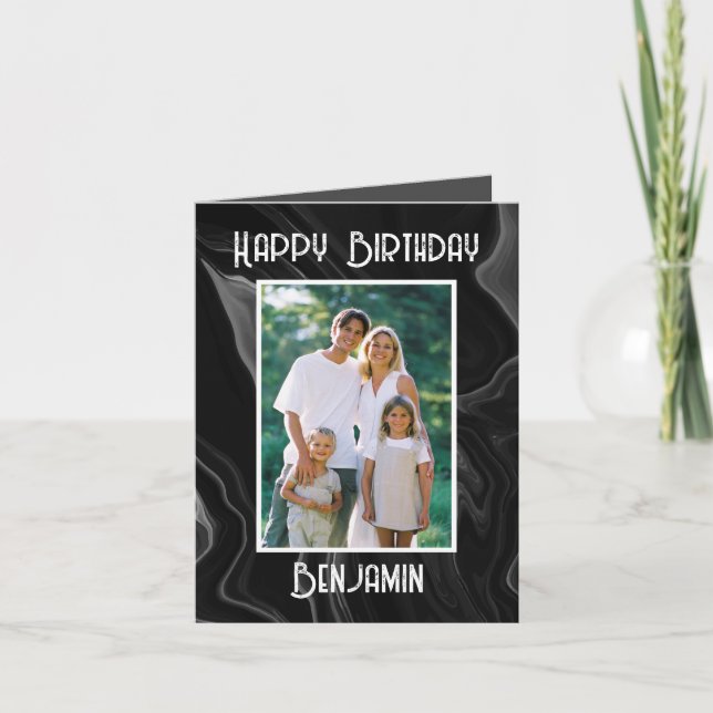 Herzlichen Glückwunsch zum Geburtstag meines Ehema Karte (Vorderseite)