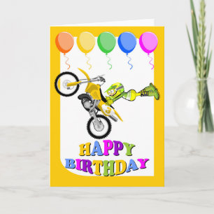 Herzlichen Glückwunsch zum Geburtstag, Meistermoto Karte