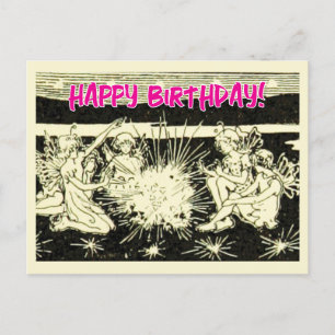 Herzlichen Glückwunsch zum Geburtstag mit einer Gr Postkarte