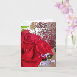 Herzlichen Glückwunsch zum Geburtstag mit geklappt Karte