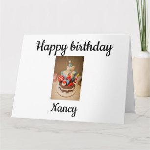 Herzlichen Glückwunsch zum Geburtstag Nancy Karte