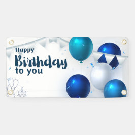 Herzlichen Glückwunsch zum Geburtstag, Navy Blu Banner