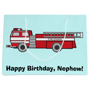 Herzlichen Glückwunsch zum Geburtstag Nephew mit Große Geschenktüte