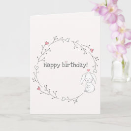 Herzlichen Glückwunsch zum Geburtstag! Niedlich Li Karte