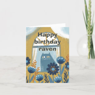 Herzlichen Glückwunsch zum Geburtstag niedliche Bl Dankeskarte
