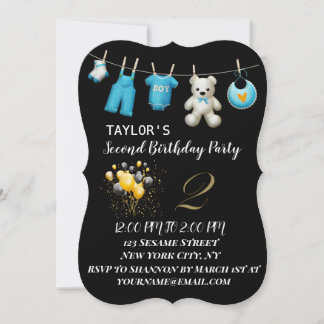 Herzlichen Glückwunsch zum Geburtstag niedliche Ki Einladung